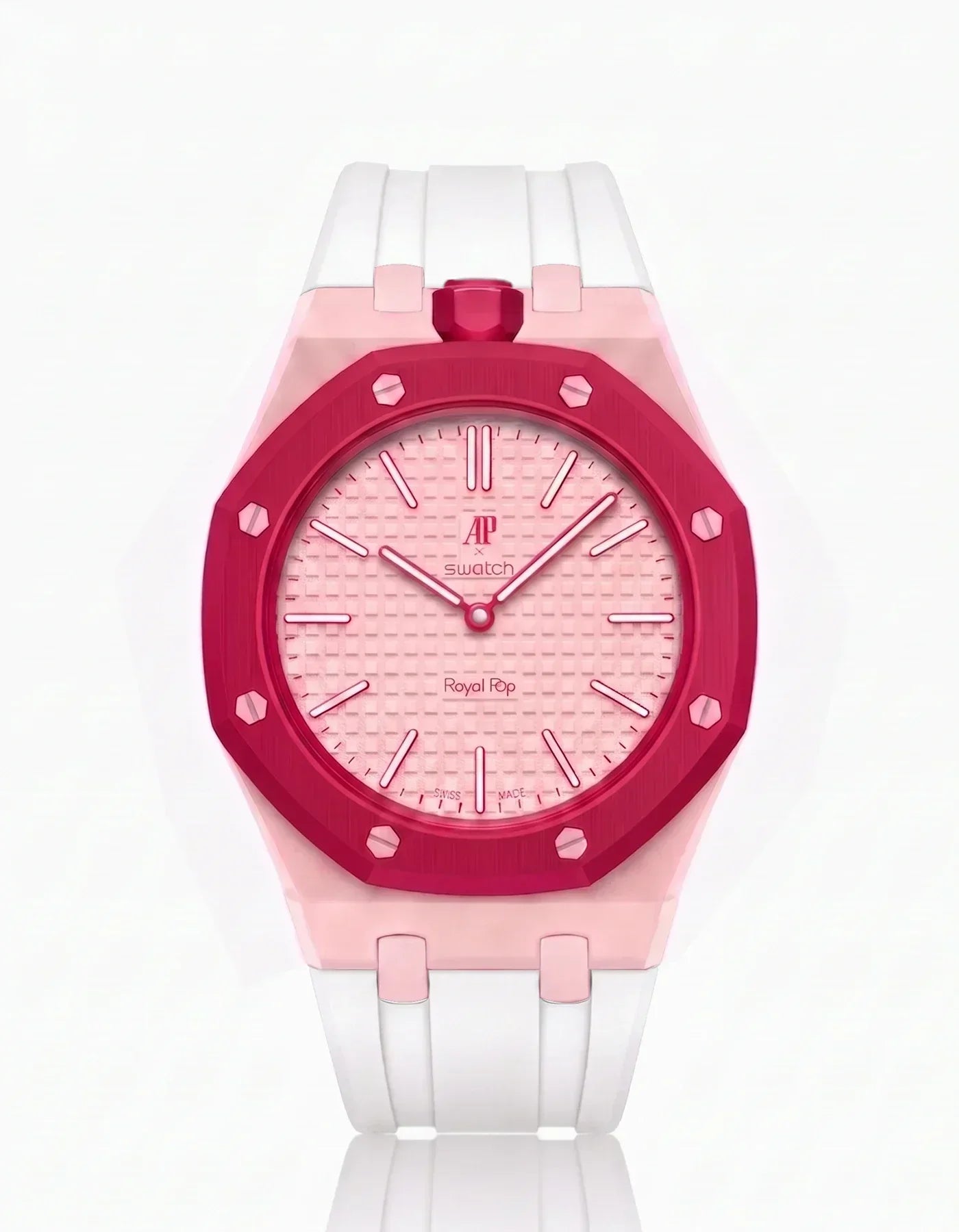 Silicone Strap & Case Royal Pop Otto Rosso(Customize  Colors)