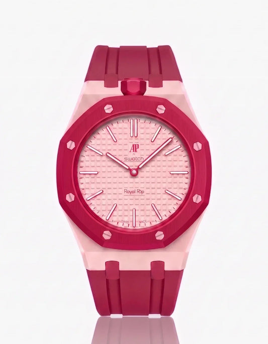 Silicone Strap & Case Royal Pop Otto Rosso(Customize  Colors)
