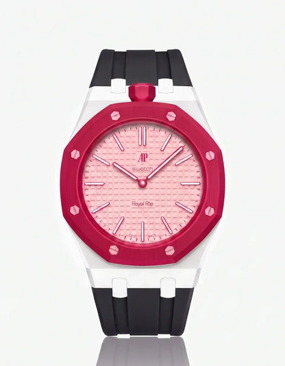 Silicone Strap & Case Royal Pop Otto Rosso(Customize  Colors)