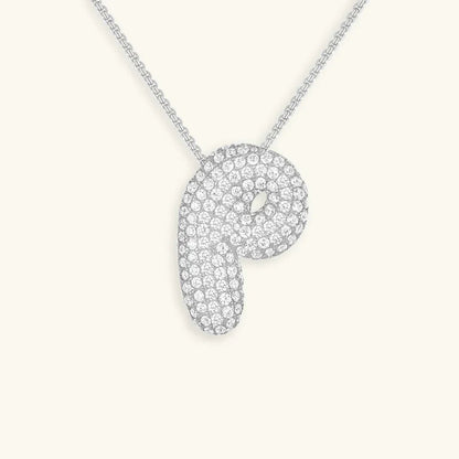 [Royal&Vicky] Bubble-Initialen-Diamantkette