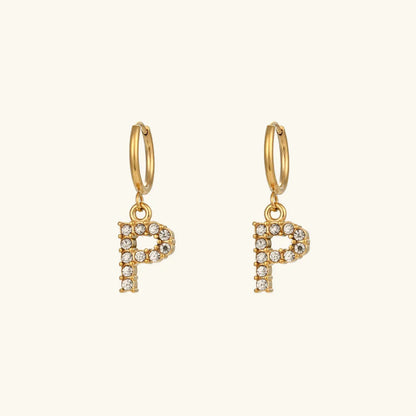 [Royal&Vicky] Wilhemina Initial Ohrringe