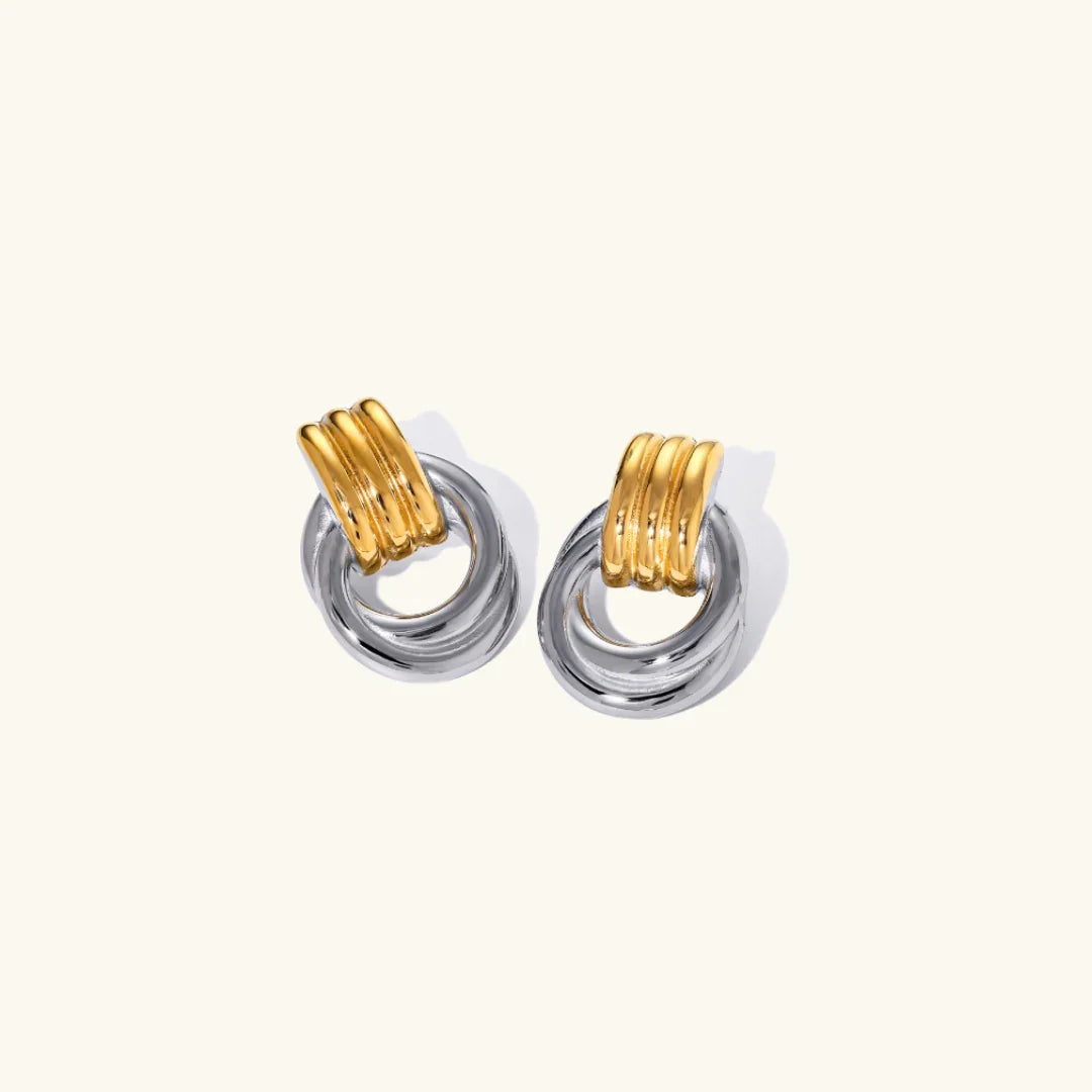 [Royal&Vicky]ルナ レイヤードフープピアス