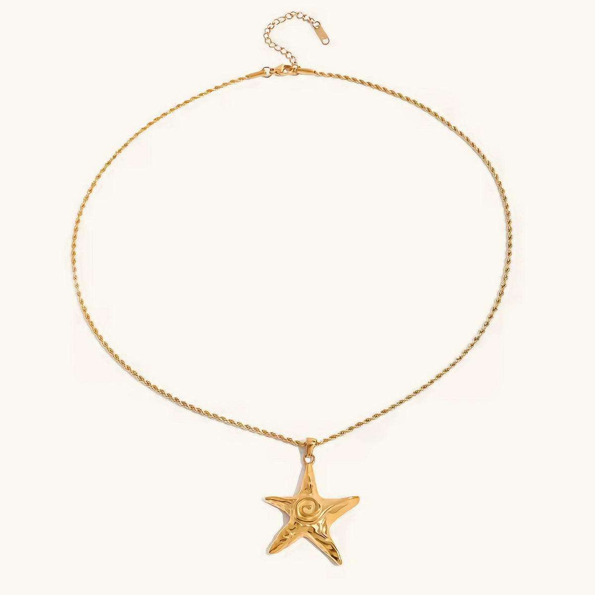 [Royal&Vicky]Tammy Gold Seestern-Halskette