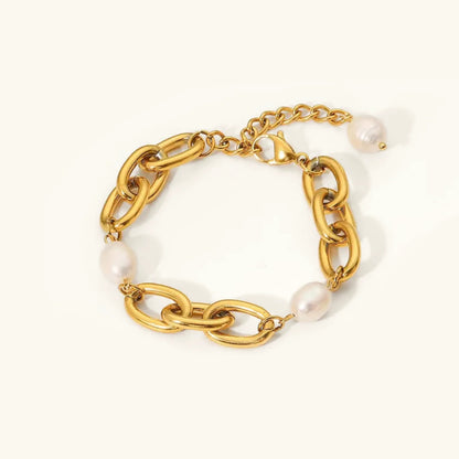 [Royal&Vicky]Ysabel Chunky Freshwater Pearl Bracelet