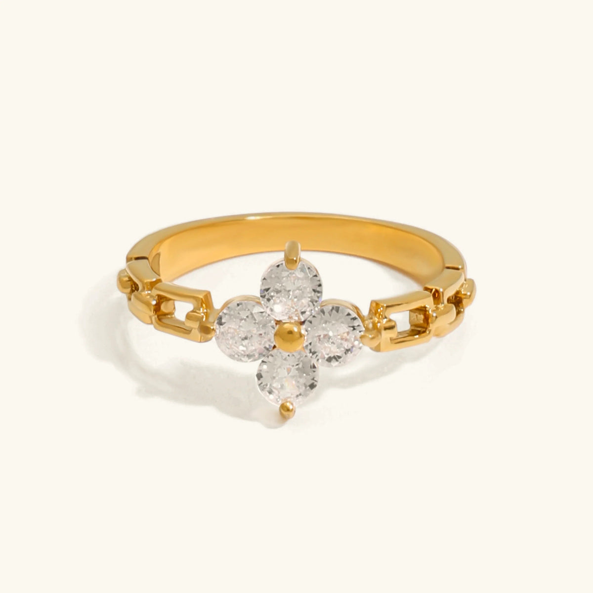 [Royal&Vicky]Clestine Diamant-Blütenring