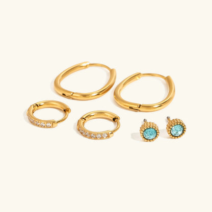 [Royal&Vicky]Kylie Diamantohrring-Set