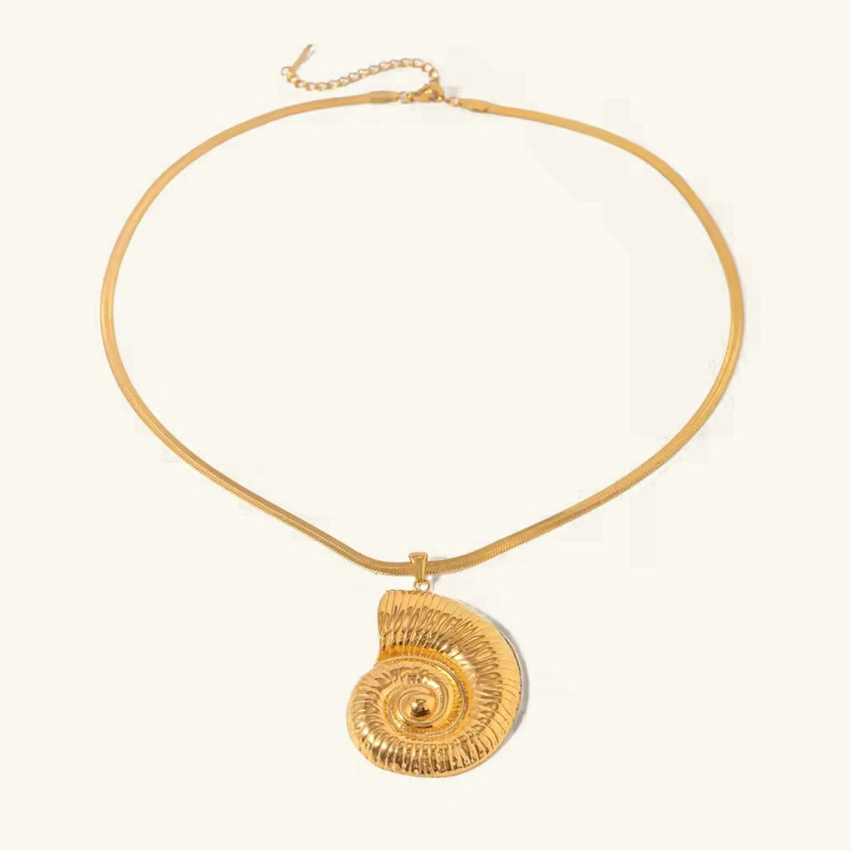 [Royal&Vicky]Cascadia Nautilus Goldhalskette
