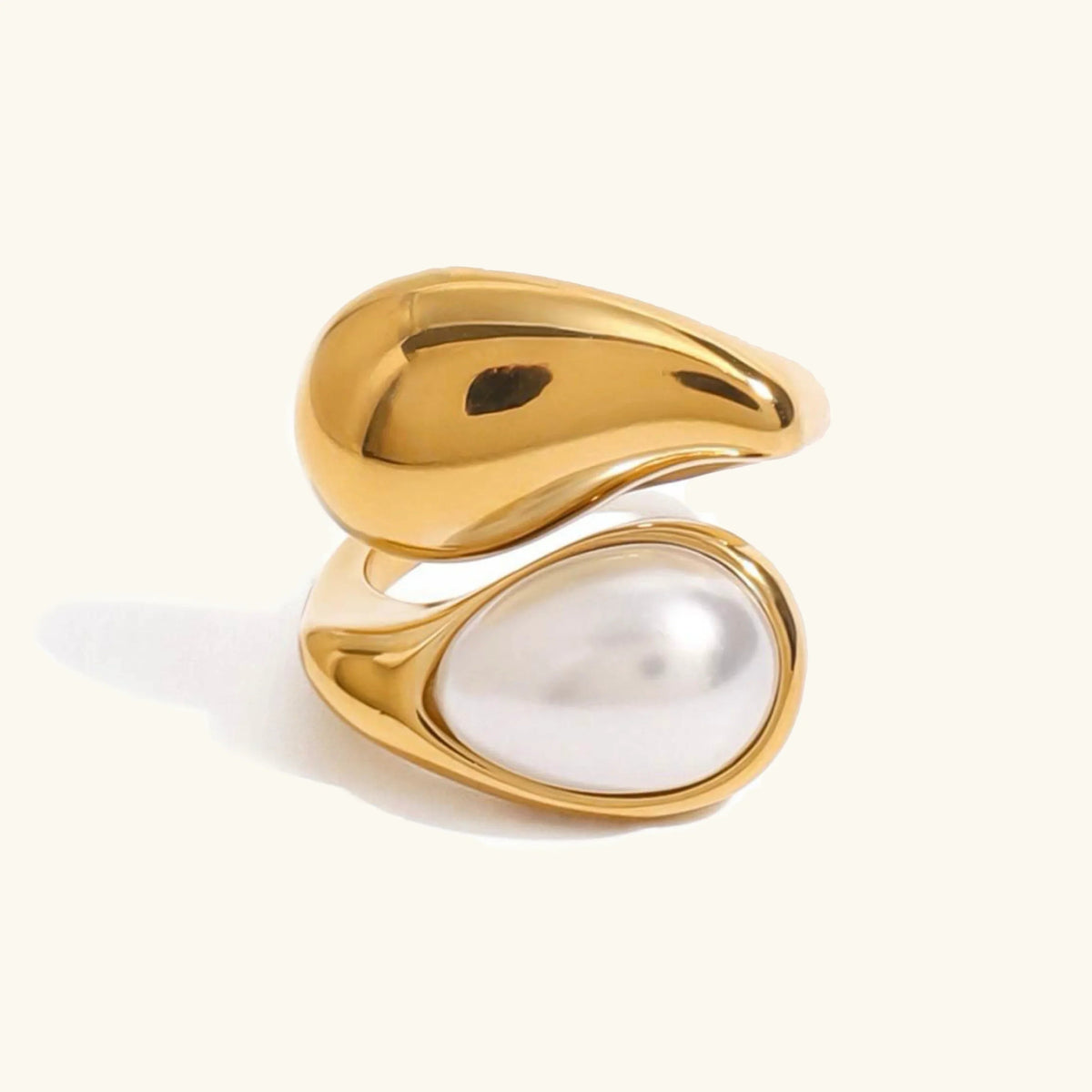 [Royal&Vicky]マーラ アンバーパールリング
