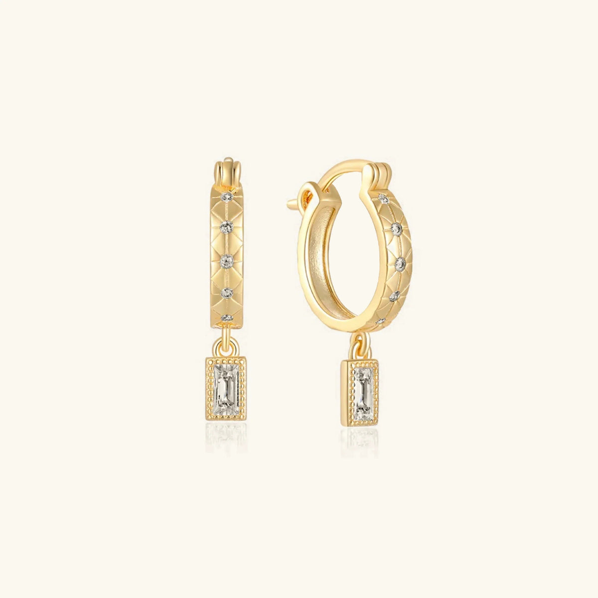 [Royal&Vicky]Cassidy Diamant-Creolen