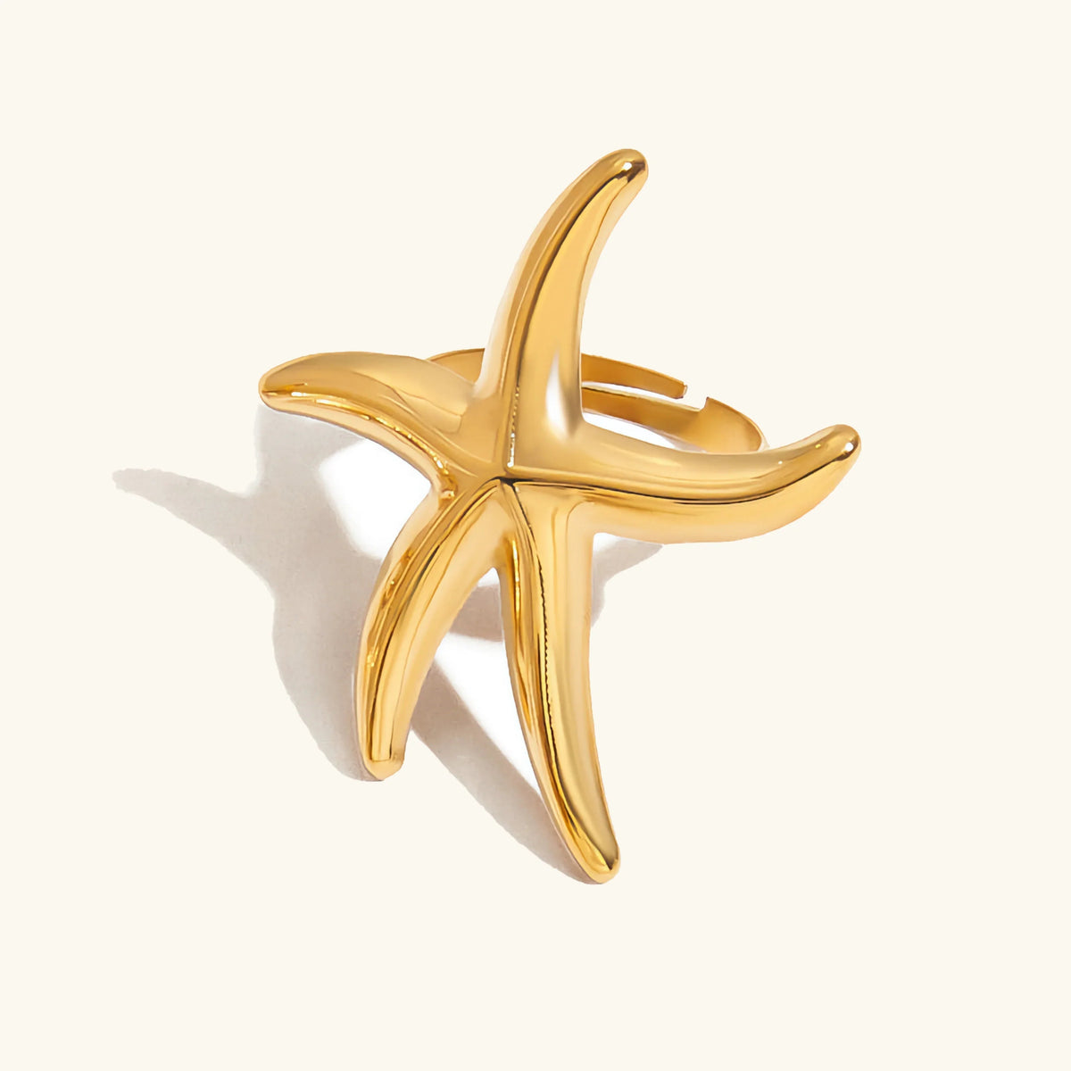 [Royal&Vicky]Oceanic Gold Seestern-Ring