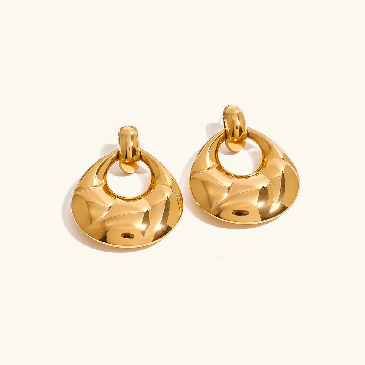 [Royal&Vicky]Coralyn Gold Ohrringe