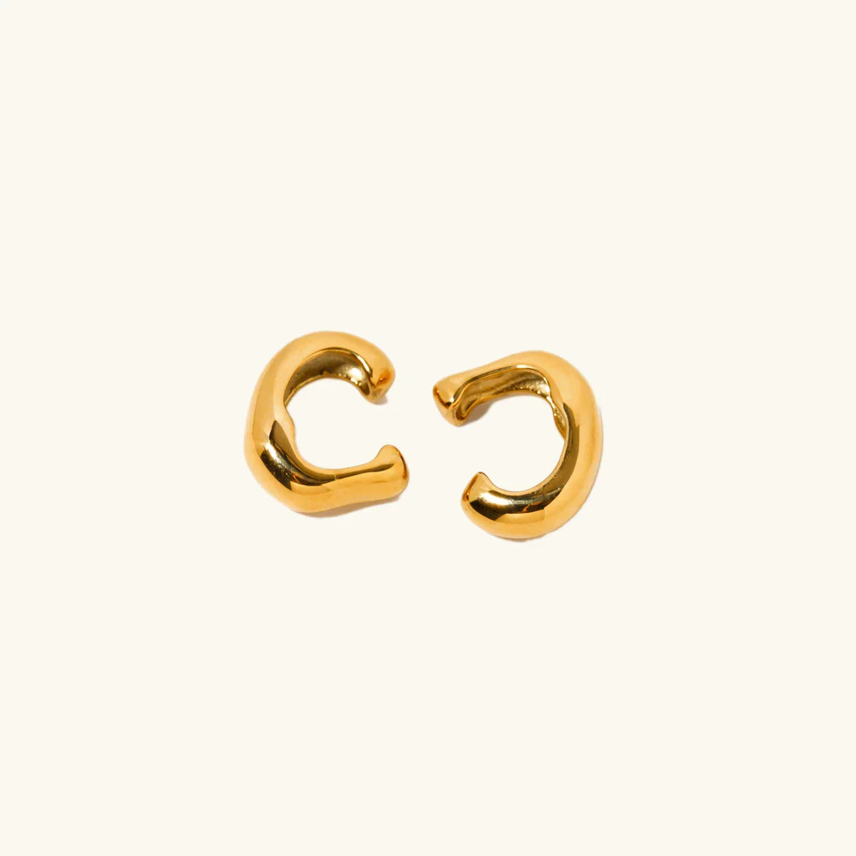 [Royal&Vicky]Fabienne Goldene Ohrklemmen