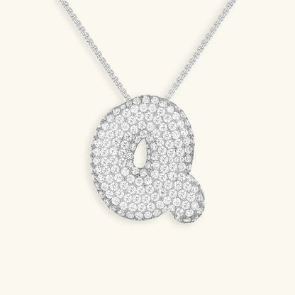 [Royal&Vicky] Bubble-Initialen-Diamantkette