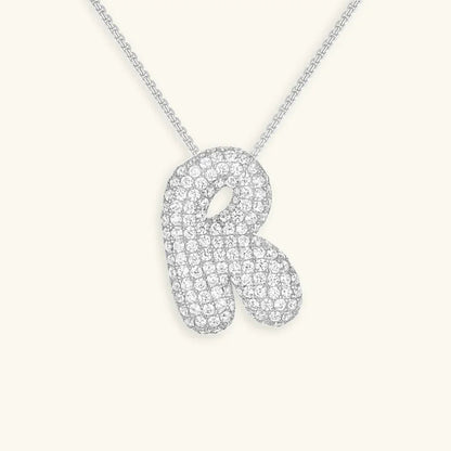 [Royal&Vicky] Bubble-Initialen-Diamantkette