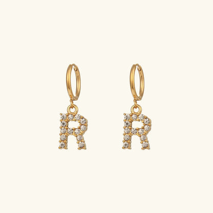 [Royal&Vicky] Wilhemina Initial Ohrringe