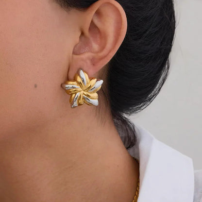 [Royal&Vicky]Thymes Gold Star Ohrringe