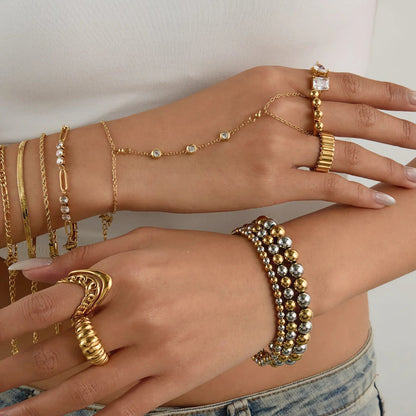 [Royal&Vicky]Leona Diamond Hand Chain