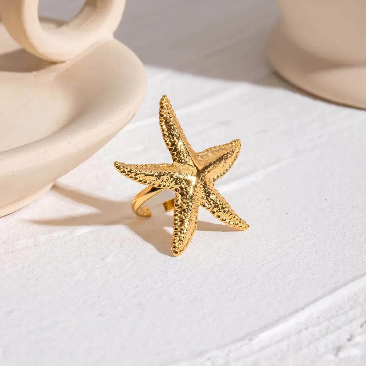 [Royal&Vicky]Seabreeze Gold Starfish Ring