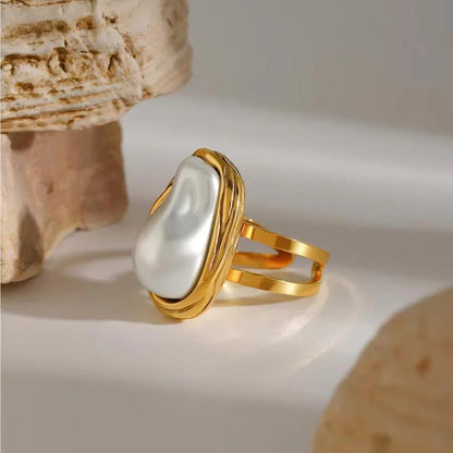 [Royal&Vicky]Charis Gold Pearl Ring