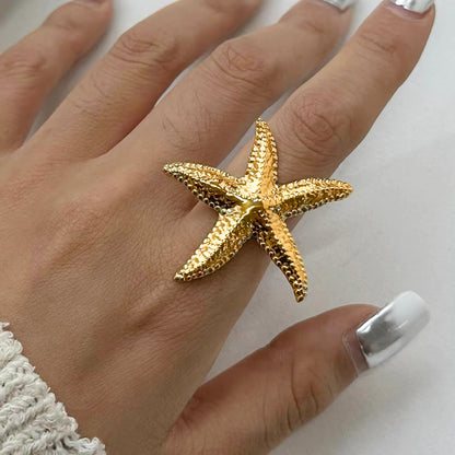 [Royal&Vicky]Seabreeze Gold Starfish Ring