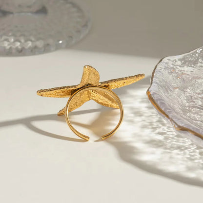 [Royal&Vicky]Seabreeze Gold Starfish Ring