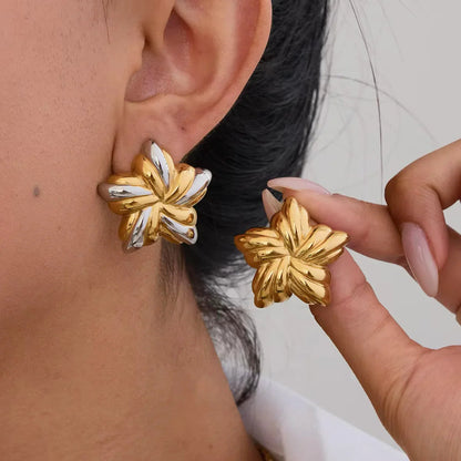 [Royal&Vicky]Thymes Gold Star Ohrringe