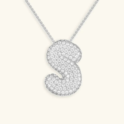 [Royal&Vicky] Bubble-Initialen-Diamantkette