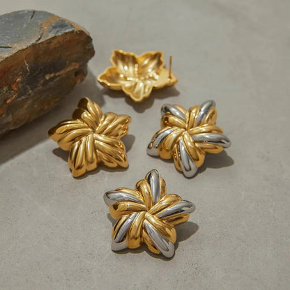 [Royal&Vicky]Thymes Gold Star Ohrringe