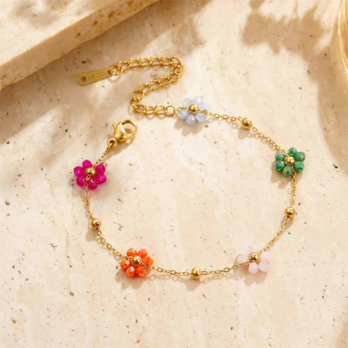 [Royal&Vicky]Azalea Floral Gold Bracelet