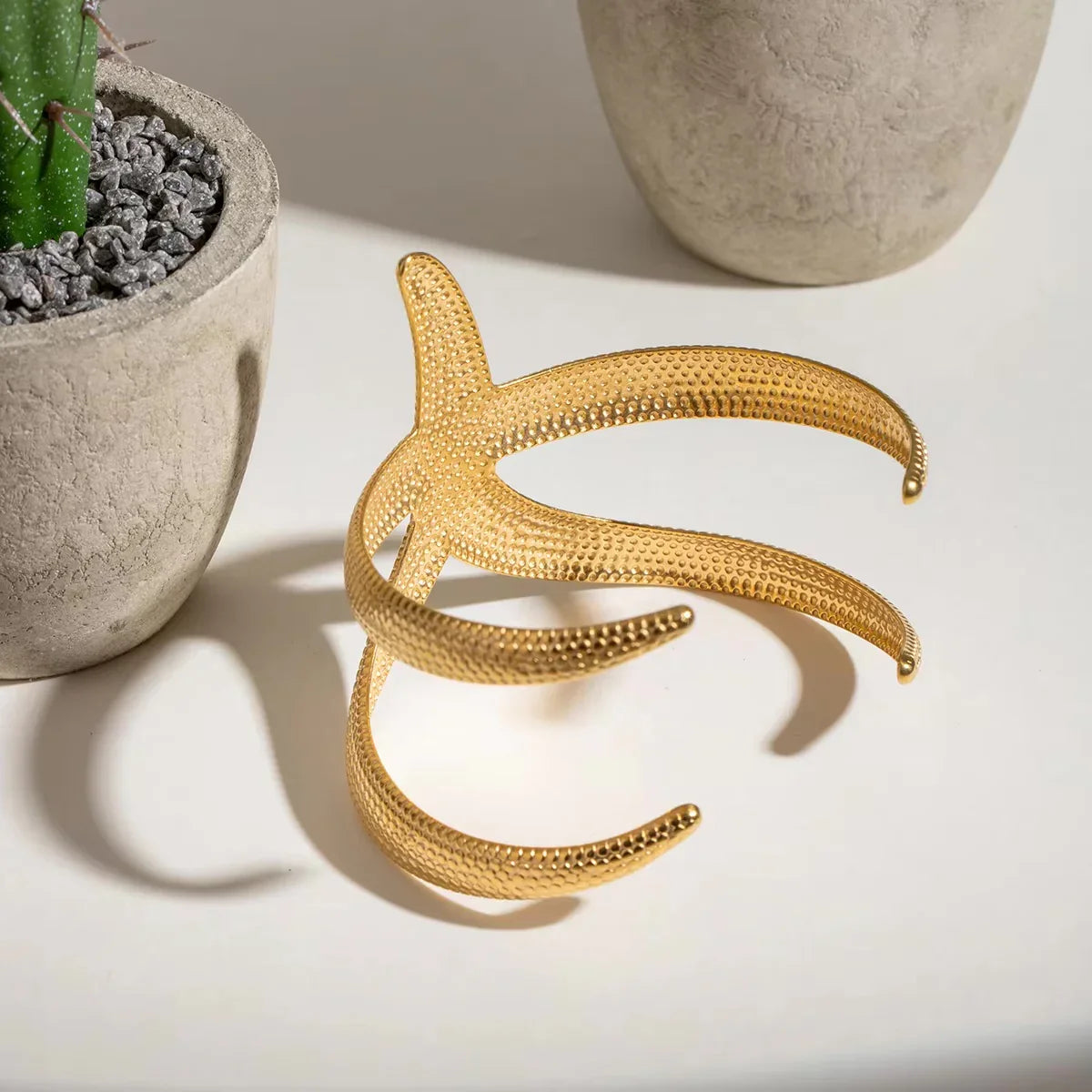 [Royal&Vicky]Annika Seestern-Manschette in Gold