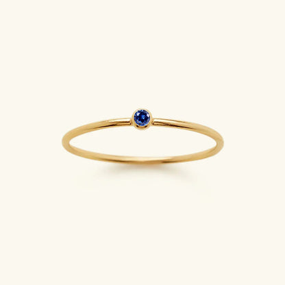 [Royal&Vicky]Amelia Birthstone Stacker Ring