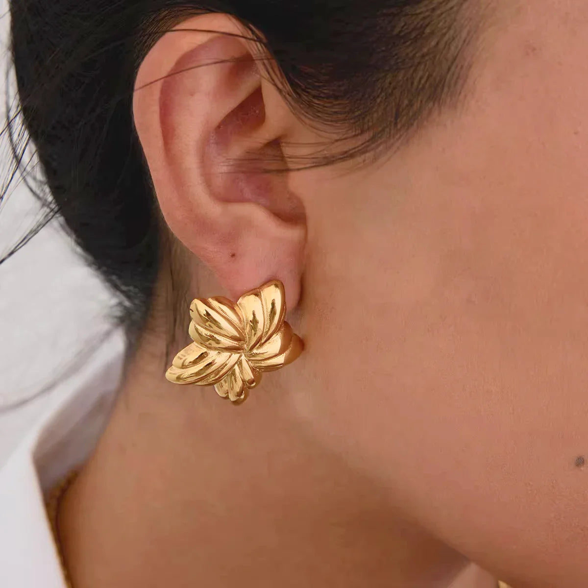 [Royal&Vicky]Thymes Gold Star Ohrringe