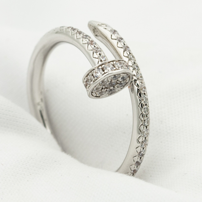 [ROYAL]JUSTE RING 1.8MM SILVER DIAMONDS