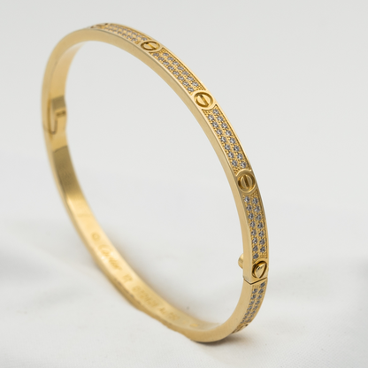 [Royal]LOVE BRACELET 3.65MM DIAMOND-PAVED