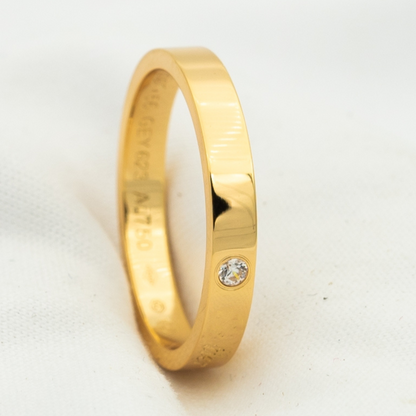 [Royal Jewellery]LOVE RING 4MM 1 DIAMOND