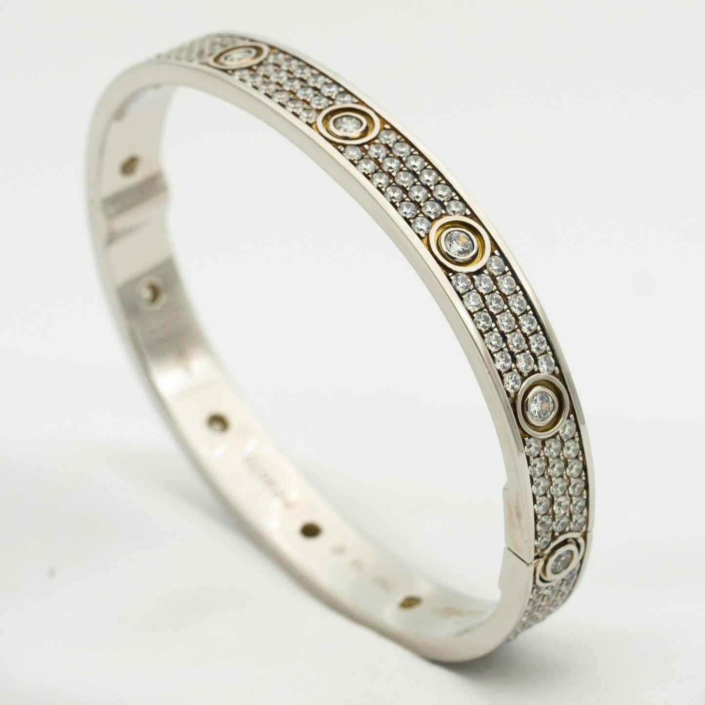 [Royal]LOVE BRACELET 6.1MM DIAMOND-PAVED 10 BIG DIAMONDS