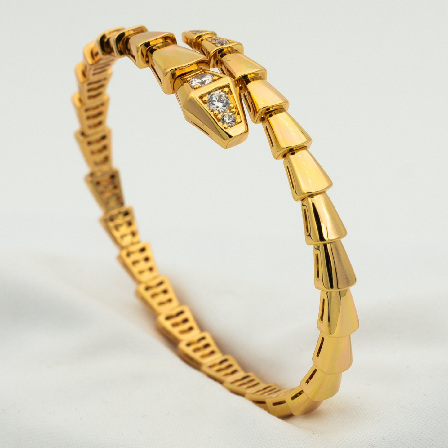 [ROYAL]SERPENTI BRACELET DIAMONDS PINK GOLD