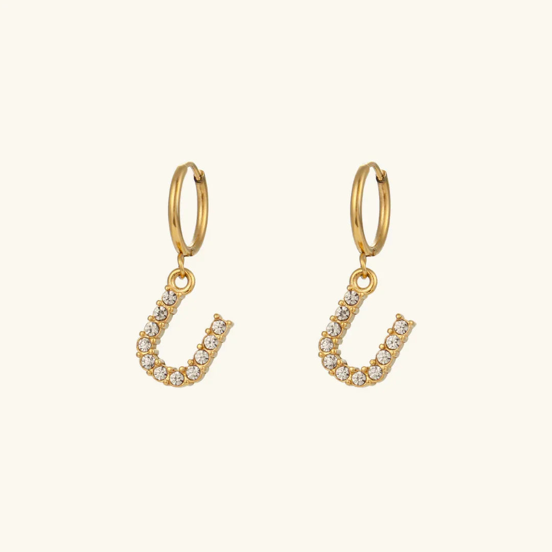 [Royal&Vicky] Wilhemina Initial Ohrringe