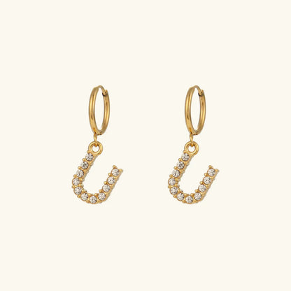 [Royal&Vicky] Wilhemina Initial Ohrringe