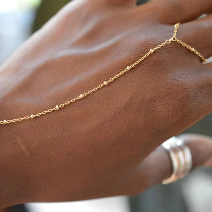 [Royal&Vicky]Evelyne Goldketten-Armband