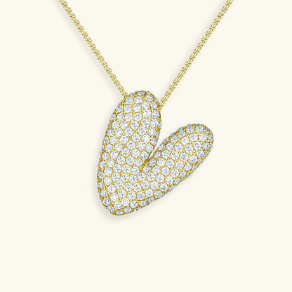 [Royal&Vicky] Bubble-Initialen-Diamantkette