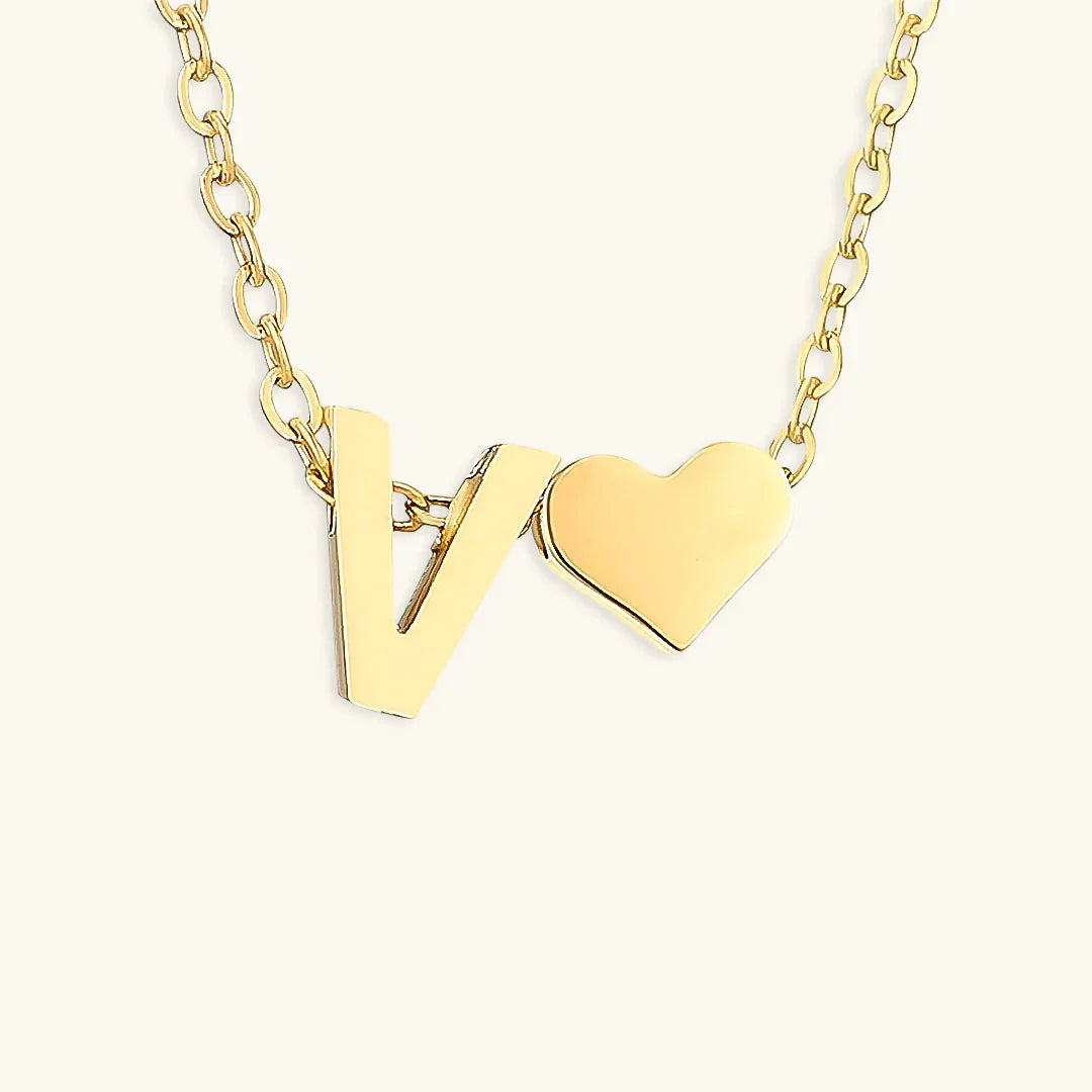 [Royal&Vicky]Ria-Anfangsbuchstaben-Goldkette