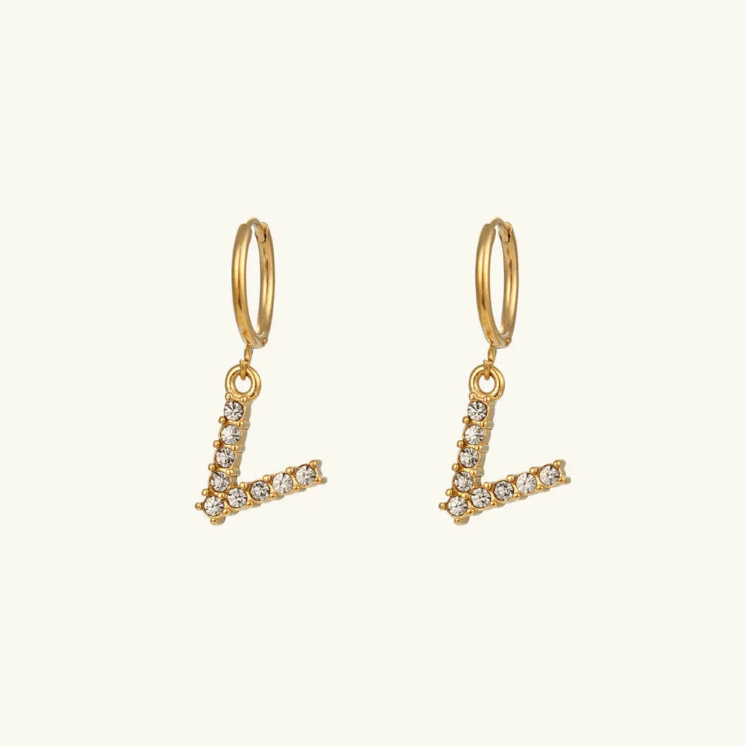 [Royal&Vicky] Wilhemina Initial Ohrringe