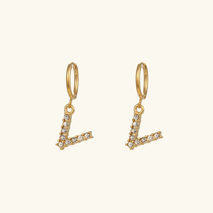 [Royal&Vicky] Wilhemina Initial Ohrringe
