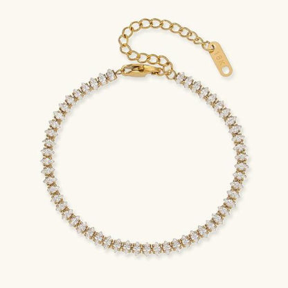[Royal&Vicky]Wisteria Diamant-Tennisarmband