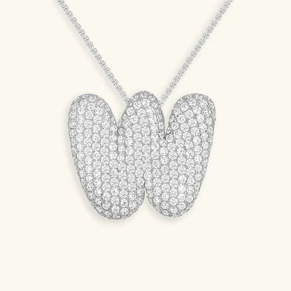 [Royal&Vicky] Bubble-Initialen-Diamantkette