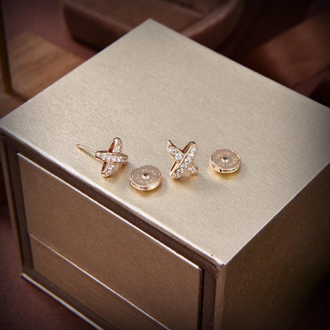 [ROYAL]JEUX DE GOLD DIAMOND EARRINGS