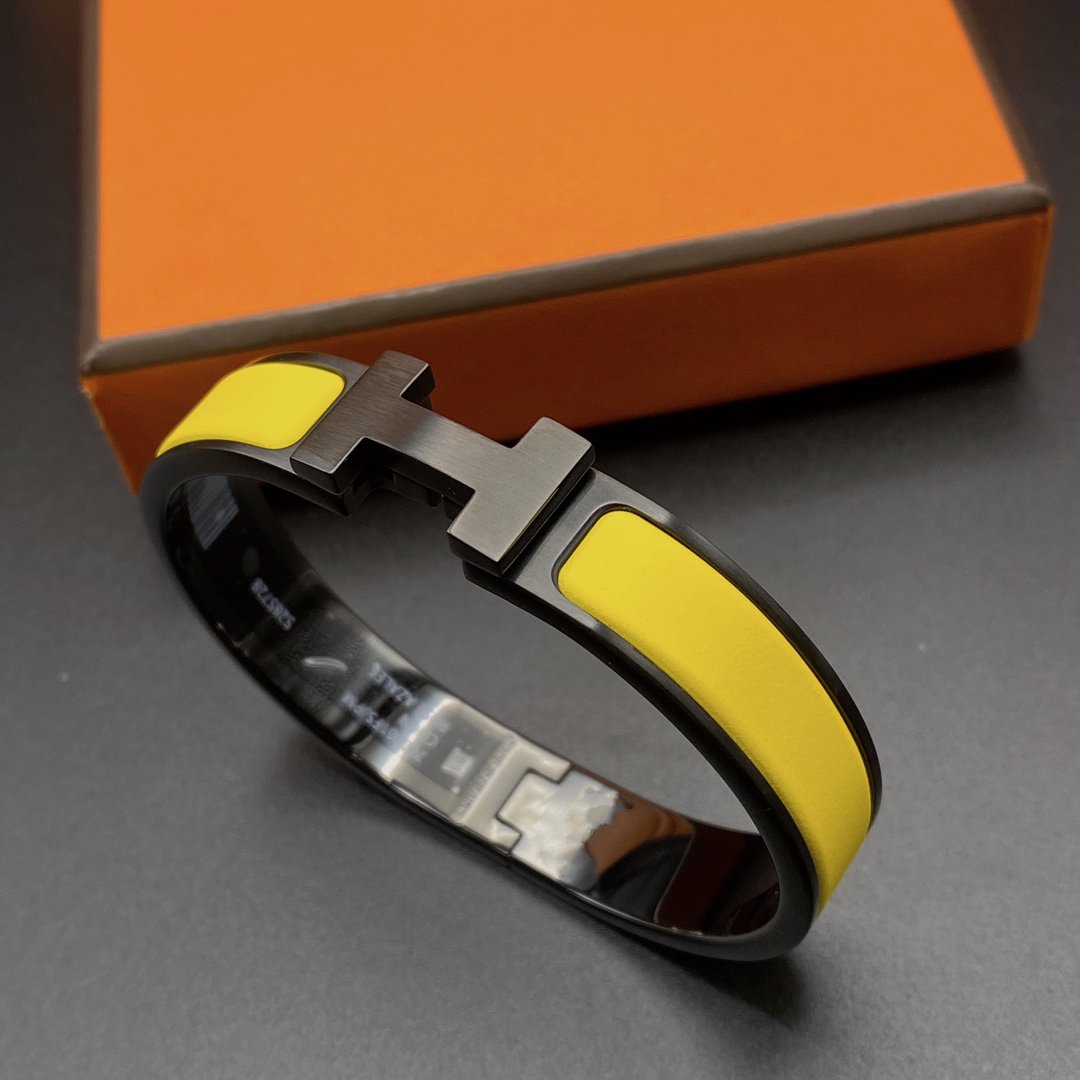 [Royal Jewellery]CLIC HM SO BLACK YELLOW BRACELET
