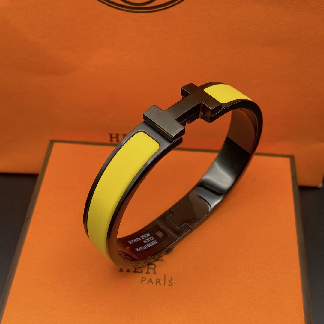 [ROYAL]CLIC HM SO BLACK YELLOW BRACELET