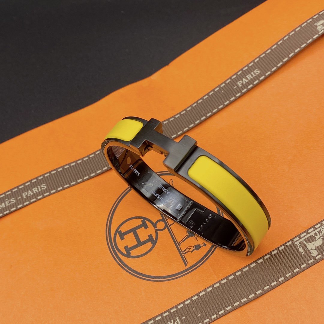[Royal Jewellery]CLIC HM SO BLACK YELLOW BRACELET